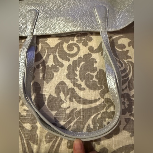 Tory Burch Silver Tote Bag - Picture 12 of 16